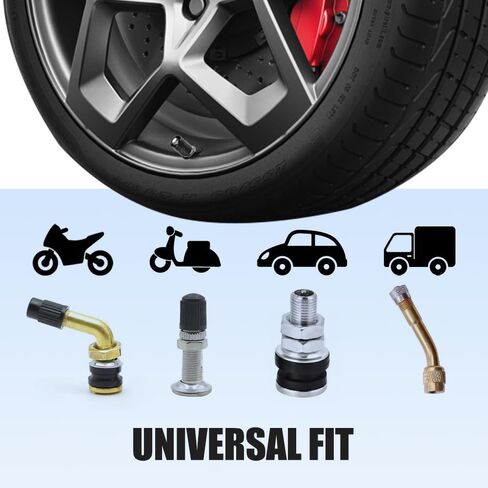 Tire Valve Stem Caps, 4-Piece Set, Genuine Carbon Fiber Custom Skull-Shaped Valve Caps, Corrosion-Resistant, Universal Fits Cars, Trucks, Motorcycles, SUVs, and Bicycles (Black) in Saudi Arabia