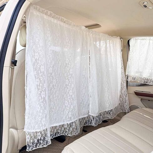 Curtains Lace Double Layer Interior partition Curtain Sun Protection in Summer Privacy Protection Anti-Peeping Private Space for Couples (Lace double-1pcs Divider Curta) in Saudi Arabia
