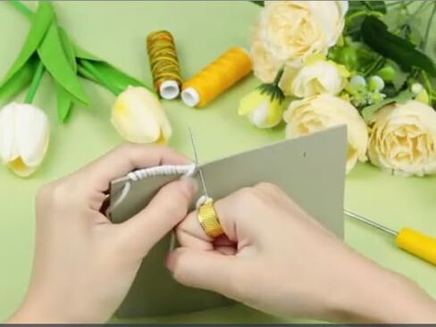 Sewing Kit for Adults with Scissors,Sewing Needles,Thimble,Thread,Tape Measure etc(Blue Leaf Print) in Saudi Arabia