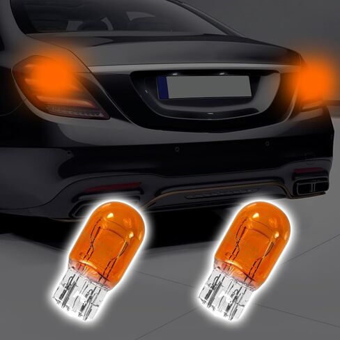 T20 7440A WY21W Turn Signal Bulb Daytime Running Light Blinker Brake Light Bulbs, 10PCS Monofilament Side Marker Lights Mini Taillight 7440 Bulb Replacement for Cars,Trucks,SUVs(Amber) in Saudi Arabia