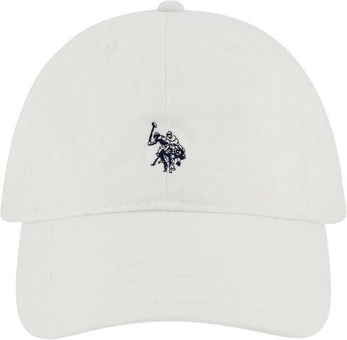 U.S. Polo Assn. Small Polo Pony Logo Baseball Hat, 100% Cotton, Adjustable Cap in Kuwait
