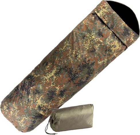 Mil-Tec Trilaminate Durable Waterproof Lightweight Breathable Tactical Outdoor Camping Hiking Generous Cut Sleeping Bag Cover with Zip Closure | Suitable for Various Sleeping Bags in Saudi Arabia