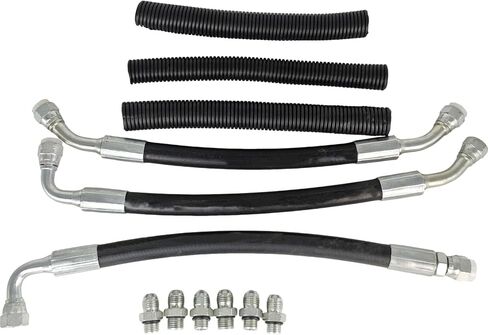High Pressure Oil Pump Hoses Lines & Crossover Kit Compatible with Ford Excursion 1999-2003 F250 F350 F450 F550 E350 E450 E550 Super Duty 7.3L Powerstroke Turbocharged Engine HPOP Pickup in Saudi Arabia