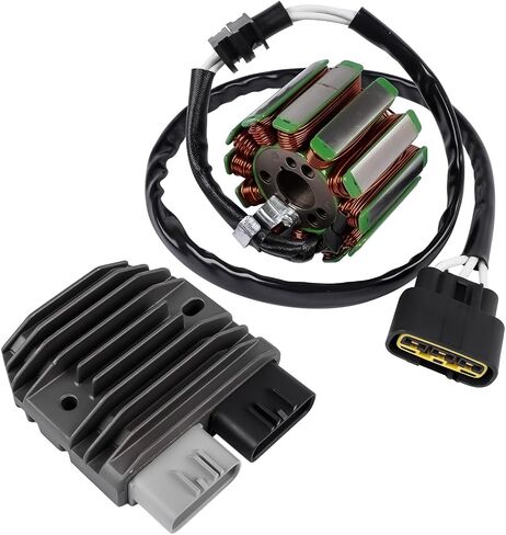GELUOXI Stator and Regulator Rectifier Replacement for Yamaha YZF R1 2004-2008 FZ8 2011-2013 YZ1 2006-2014 FZS1 2D1-81410-10-00 1D7-81960-01-00 in Saudi Arabia