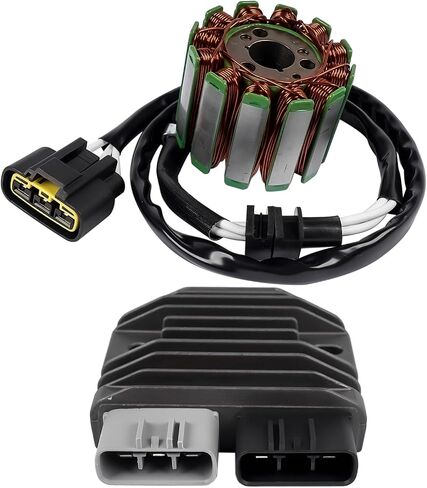 GELUOXI Stator and Regulator Rectifier Replacement for Yamaha YZF R1 2004-2008 FZ8 2011-2013 YZ1 2006-2014 FZS1 2D1-81410-10-00 1D7-81960-01-00 in Saudi Arabia