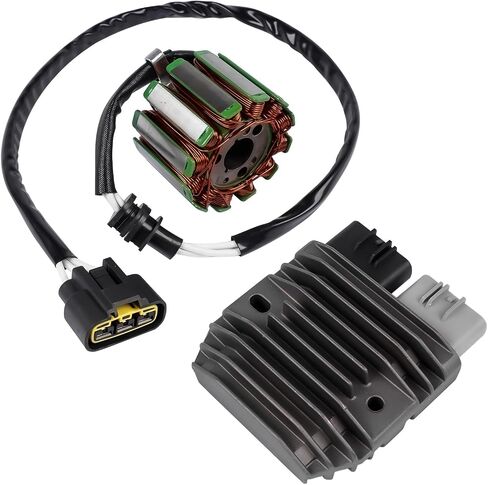 GELUOXI Stator and Regulator Rectifier Replacement for Yamaha YZF R1 2004-2008 FZ8 2011-2013 YZ1 2006-2014 FZS1 2D1-81410-10-00 1D7-81960-01-00 in Saudi Arabia