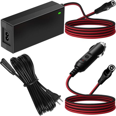 كابل شاحن سيارة 56 وات 14 فولت تيار مستمر لـ NOCO Jump Starter متوافق مع NOCO GB70 GB150 GB250+ GB251+ GB500 GB500+ Genius Boost سلك محول طاقة بطارية ليثيوم فائقة الأمان in Kuwait