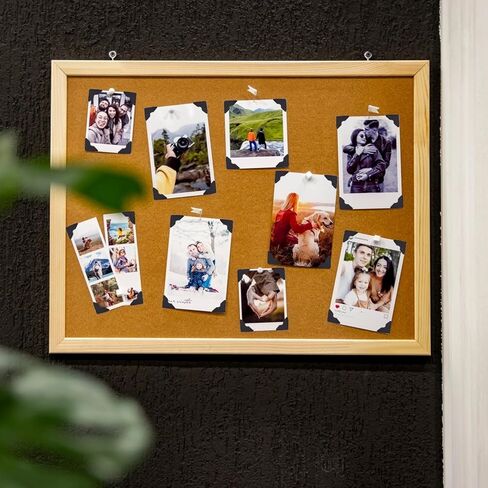 Dfqsofd 600Pcs Photo Corners Self Adhesive, Picture Corners for Scrapbooking Photo Mounting Stickers for DIY Scrapbook, Album, Memory Books, Picture Frames, Journal (Black) in Saudi Arabia