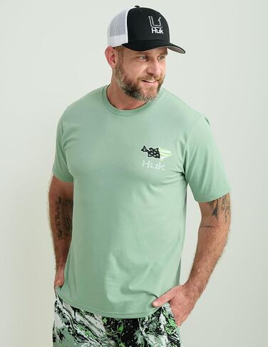 Huk - Tee Men Short Sleeve Tee ، تي شيرت الصيد للرجال in Saudi Arabia