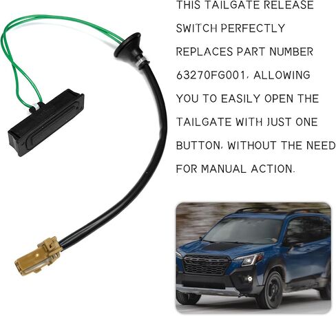 Hatch Button Trunk Latch, Trunk Lid Release Opener Switch Button for Subaru Crosstrek 2016-2017, Impreza 2012-2016, XV Crosstrek 2013-2015, Rear Liftgate Switches Buttons Replace #63270-FJ000 in Saudi Arabia