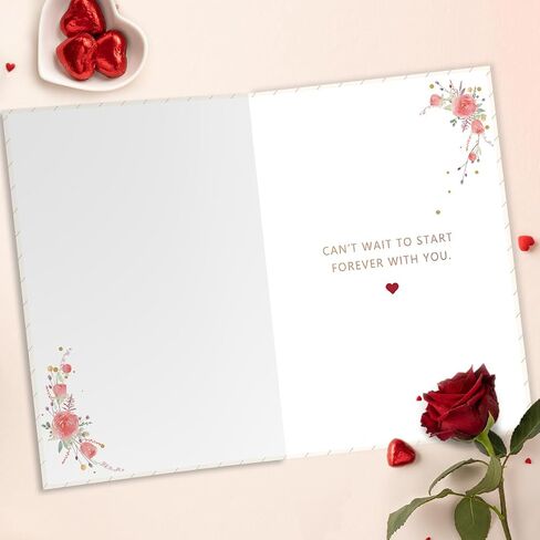 Valentines Day Card for Fiance, Romantic Valentines Day Gift for him in Kuwait