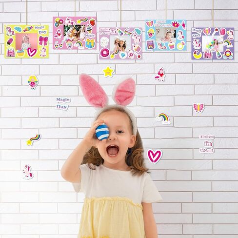 chiazllta 30 Packs 100th Day of School Picture Frame Craft Kits for Kids 100 Days DIY Art Craft 100th Day of School Party Decoration Favor Home Classroom Game Activities in Kuwait