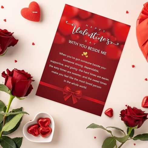 Valentines Day Card for Fiance, Romantic Valentines Day Gift for him in Kuwait
