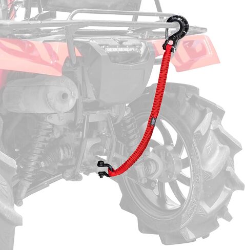 Custom Paracord ATV UTV Recovery Strap with Winch Hook and D Ring Shackle, Tow Rope for Four Wheeler, Quad, Side by Side, Premium Mudding Accessories in Saudi Arabia