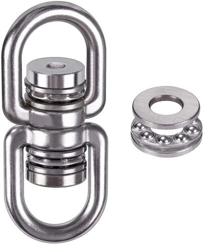 SELEWARE Bearing Swing Swivel, 360° Rotational Device Hanging Accessory for Web Tree Swing, Hammock Chair, Climbing Rope, Aerial Yoga, Kids Swing Swivel,Hold Up to 1200LB in Saudi Arabia