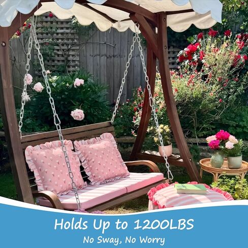 2 حزمة من سلاسل التأرجح شديدة التحمل مقاس 25 بوصة مع 4 حلقات تسلق، سلاسل تعليق من الفولاذ المقاوم للصدأ باللون الأسود مع خطافات لكرسي الأرجوحة، أرجوحة الشرفة، سلة معلقة، صالة الألعاب الرياضية، سعة 1200 رطل (أسود) in Kuwait