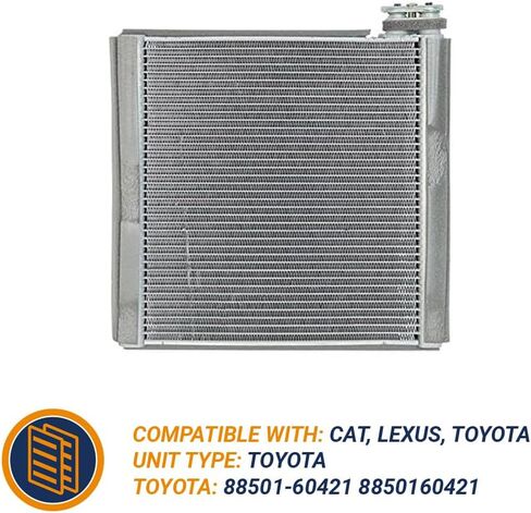 مكونات أساسية لمبخر التيار المتردد الجديد متوافقة مع Cat Lexus Toyota Gx460 مع خارج Dual Atc 4Runner 2010-2015 2016 2017 حسب رقم الجزء 8850160421 in Kuwait