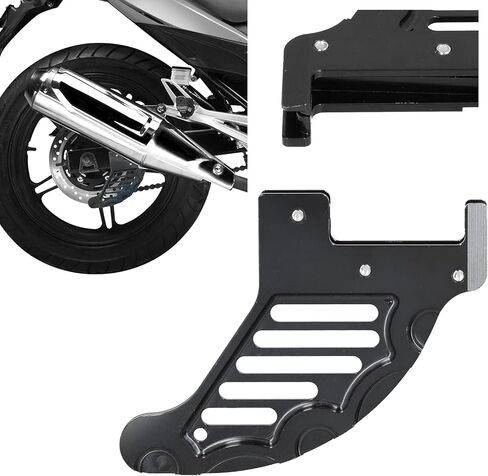 Akozon Motorcycle Rear Brake Disc Guard Replacement For 125-530 XCW XCF-W EXC EXC-F SX SXF XCF(Black) in Saudi Arabia