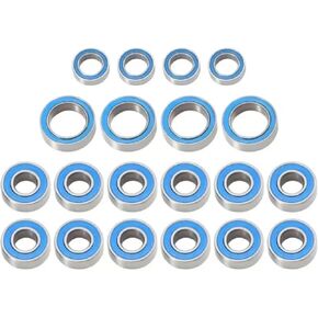 RC Car Parts Compatible with Tamiya for TT01 TT01E TT01D for TT02B RC Car Parts Accessories 20PCS Rubber Sealed Ball Bearing Kit in Saudi Arabia