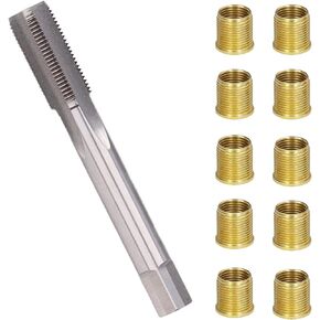 طقم إصلاح خيط شمعة الإشعال، M14×1.25 إدراجات وM16×1.25 صنبور مجموعة إعادة شمعات الإشعال، مجموعة أدوات إصلاح خيط الفولاذ المقاوم للصدأ لمولدات محركات البنزين للسيارات in Kuwait