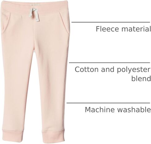 OshKosh B'Gosh Baby Girl's Fleece Pull-On Pants, Grape Twist, 5T in Kuwait