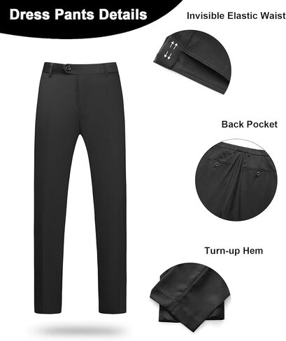 بدلة رجال من قطعتين من قطعتين من أجل الزفاف لحضور حفلات زفاف رسمية ارتداء سترة وملائمة سروال ضئيلة مع ربطة عنق in Kuwait