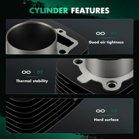 مجموعة حشية المكبس الأسطوانية من SCITOO مناسبة لسيارة Honda Rancher 420 TRX420 2x4 4x4 2007-2018 in Kuwait