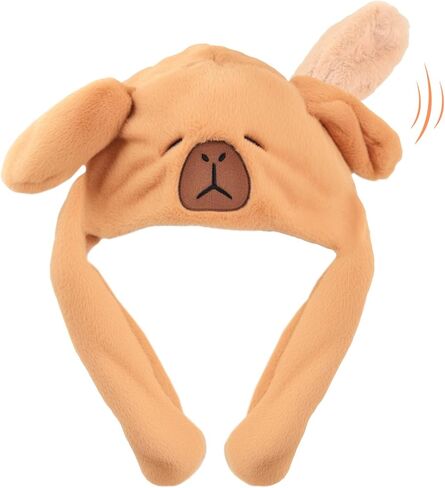 قبعة قفز من القطيفة للأذن، قبعة منفوشة لطيفة، غطاء رأس ناعم ودافئ in Kuwait