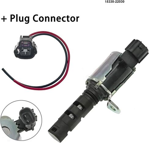 Camshaft Timing Oil Control Valve Sensor Solenoid Valve Connector 15330-22030 1533022030 917-019(1 Set) in Saudi Arabia