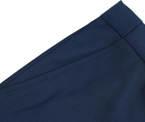Mens Classic Slim Fit Fit Stretch Flat Front Slacks Dress Pants in Saudi Arabia
