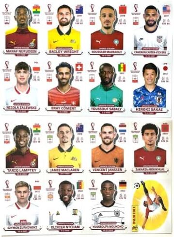 مجموعة ملصقات Panini كأس العالم FIFA قطر 2022™ - مجموعة التحديث in Saudi Arabia