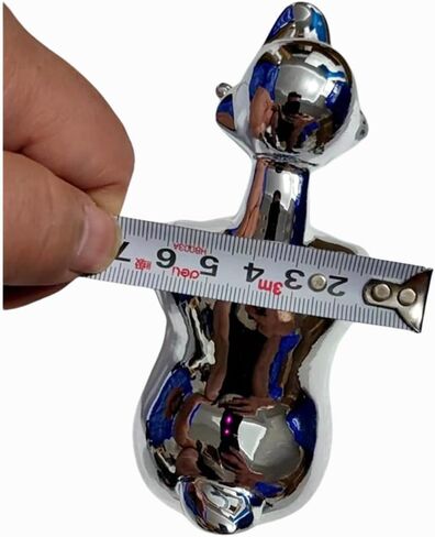 Chrome-Plated Angry Duck Hood Ornament – Shiny Convoy Duck Car Accessory for Trucks, Motorcycles & Cars – Cool Metal Duck Dashboard Decoration (Silver) in Saudi Arabia