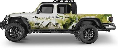 طقم بطانات رفرف داخلي أمامي وخلفي من الألومنيوم من Hooke Road لسيارة Jeep Gladiator JT 2020-2025 (باستثناء محرك Rubicon 3.6L)، 4 قطع من أغطية حماية الطين لبطانة العجلة in Saudi Arabia