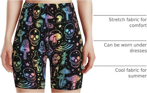 Women's High Waist Bike Shorts for Workout Sports Athletic Running Hiking Biker Yoga Gym Size in Saudi Arabia