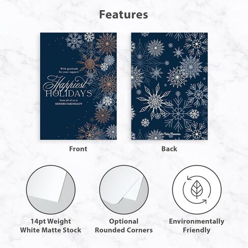 Let's Make Memories Personalized Business Christmas Cards with Envelopes - Premium Quality - 5x7-2025 Holiday Cards & White Envelopes - Rustic Tartan - 15 ct in Saudi Arabia