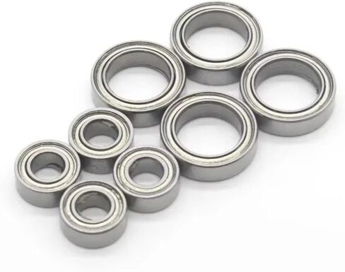 RC Car Parts Compatible with HSP 102068 02138 02139 02079 02080 1/10 Rc Car Upgrade Modification Accessories Parts Mount Ball Bearings(Silver) in Saudi Arabia