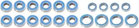 RC Car Parts Compatible with Tamiya for TT01 TT01E TT01D for TT02B RC Car Parts Accessories 20PCS Rubber Sealed Ball Bearing Kit in Saudi Arabia