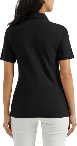 Riders by Lee Indigo Women's Plus-Size Morgan Short Sleeve Polo Shirt, Dark Navy, 3X in Saudi Arabia