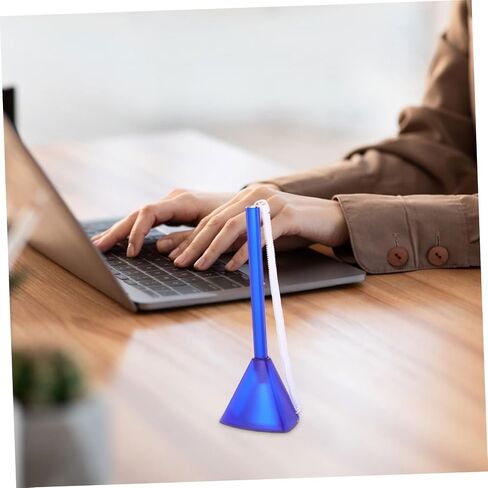 Secure Gel Pen with Spring Chain and Base Stylish Blue Ink Office Pen for Home Workplace and School Counter Pens for Easy Accessibility in Saudi Arabia