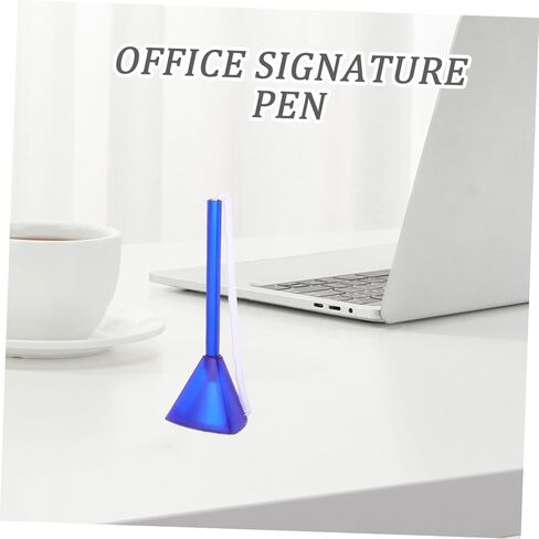 Secure Gel Pen with Spring Chain and Base Stylish Blue Ink Office Pen for Home Workplace and School Counter Pens for Easy Accessibility in Saudi Arabia