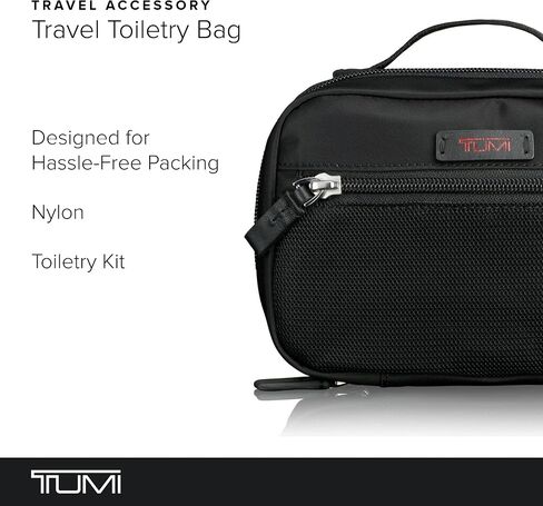 TUMI - Luggage Accessories Pouch - Travel Toiletry Bag for Men and Women - Large - Black in Saudi Arabia