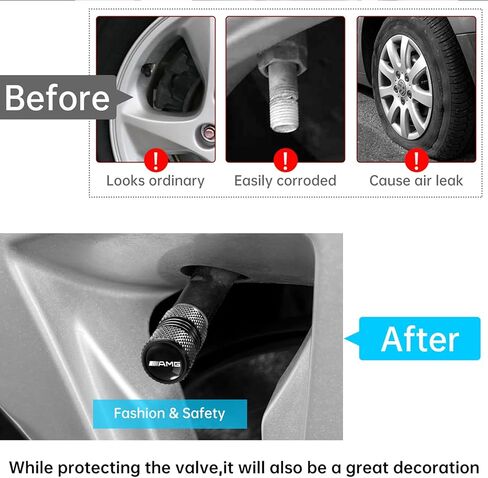 تاكوما الإطارات صمام الجذعية غطاء غطاء لتويوتا TRD سيكويا تندرا 4 عداء الشاحنات حزام O-حلقة ختم مقاومة للتآكل الإطارات صمام الجذعية غطاء الهواء 4 حزمة أسود in Kuwait