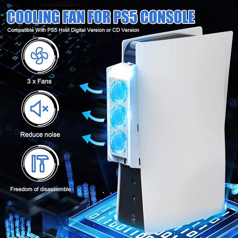 مجموعة أدوات التثبيت على الحائط لجهاز PS5، متوافقة مع قرص PS5/PS5 النحيف والإصدار الرقمي، حامل مثبت على الحائط لملحقات Playstation 5 مع حاملي وحدة تحكم قابلين للإزالة وشماعة سماعة الرأس وحامل جهاز التحكم عن بعد in Saudi Arabia