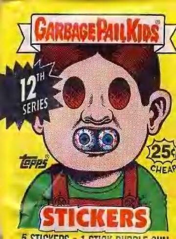 Topps Garbage Pail Kids 12th Series - 1 Unopened Single Pack in Saudi Arabia