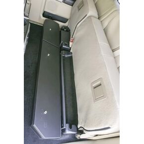 Under Seat Storage Unit - Rear Seat Lockbox | Two Compartment Security Box | 3-Digit Pry-Guard Combination Lock | Textured Black Powder Coated Steel | 3000 Cubic Inch Storage in Kuwait
