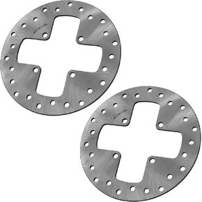 Caltric Front Brake Disc Rotor Compatible with Can Am Outlander 400 2003-2014 705600603 705600279 in Kuwait