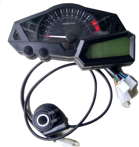 عداد سرعة الدوران الرقمي للنينجا 300 EX300A 2013-2015 عداد سرعة لدرجة نارية مقياس الزيت عداد السرعة عداد السرعة أداة قياس سرعة الدوران in Kuwait