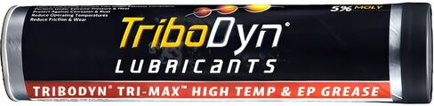 شحم Tri-Max High Temp EP - 600 درجة فهرنهايت، NLGI GC-LB، بديل مولي 5%، مادة تشحيم سيراميك للسيارات والبناء والاستخدام الصناعي (خرطوشة 14 أونصة) in Kuwait