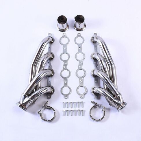 Truck Headers Compatible with 60-86 C-10 LS Chevy GMC Chevrolet Camaro Caprice Silverado Pickup LS1 LS2 LS3 LS6 LS9 Conversion Swap in Saudi Arabia