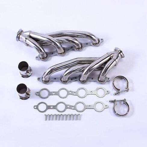 Truck Headers Compatible with 60-86 C-10 LS Chevy GMC Chevrolet Camaro Caprice Silverado Pickup LS1 LS2 LS3 LS6 LS9 Conversion Swap in Saudi Arabia